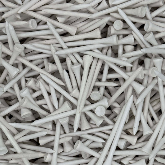 Golf Holz-Tees 83mm Weiß