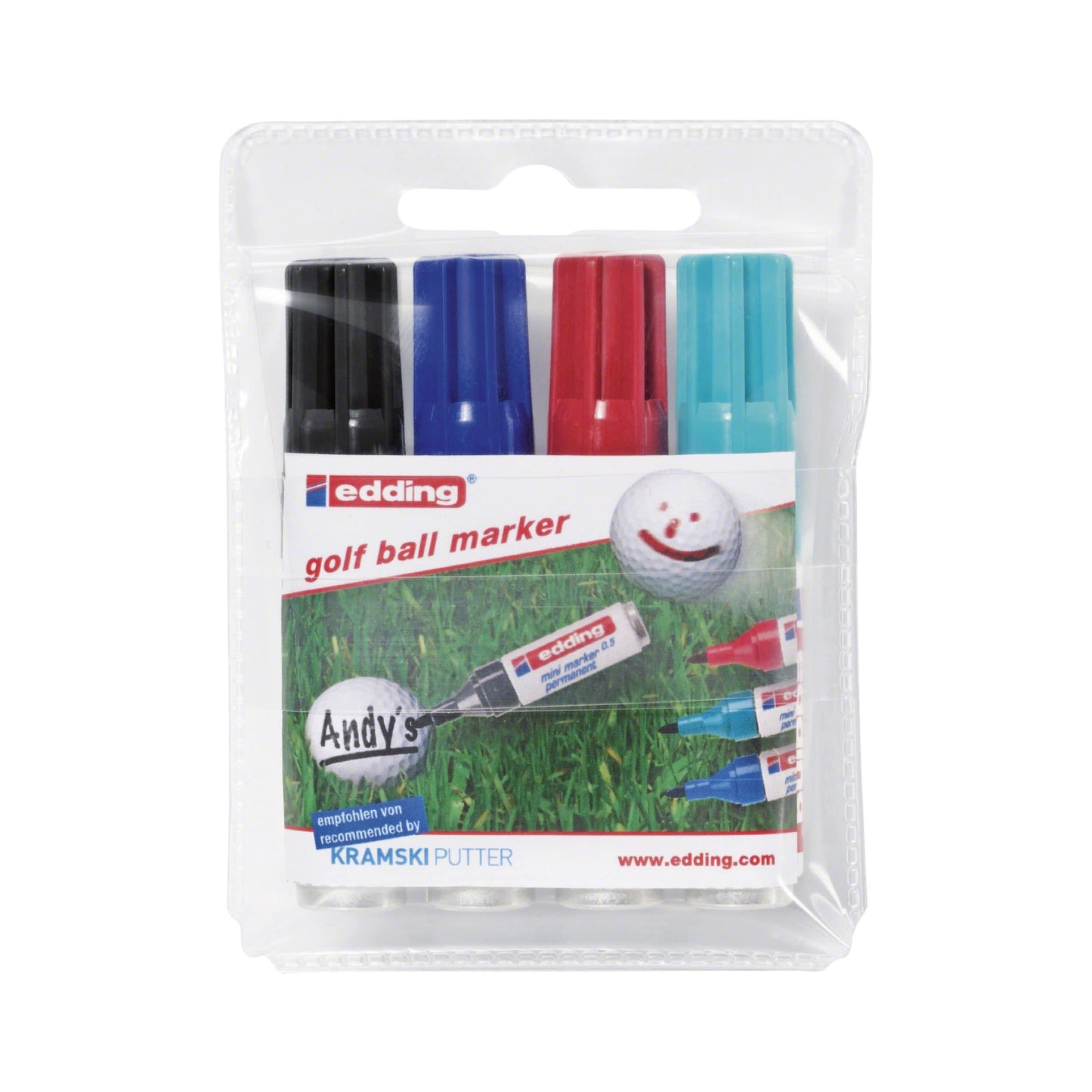 edding Mini Golfball Marker 4er Set