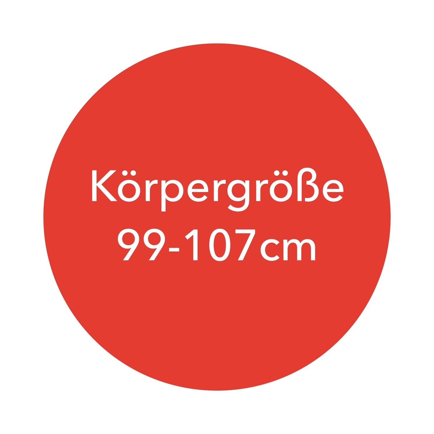 Körpergröße 99-107cm