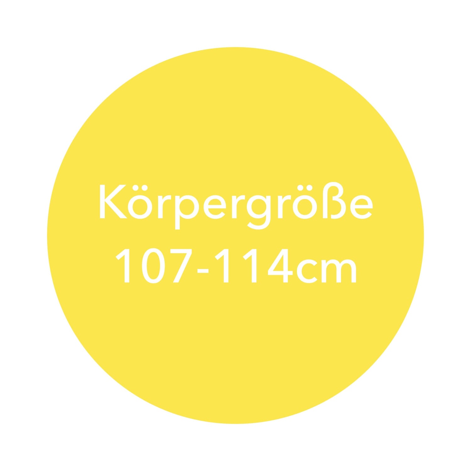Körpergröße 107-114cm