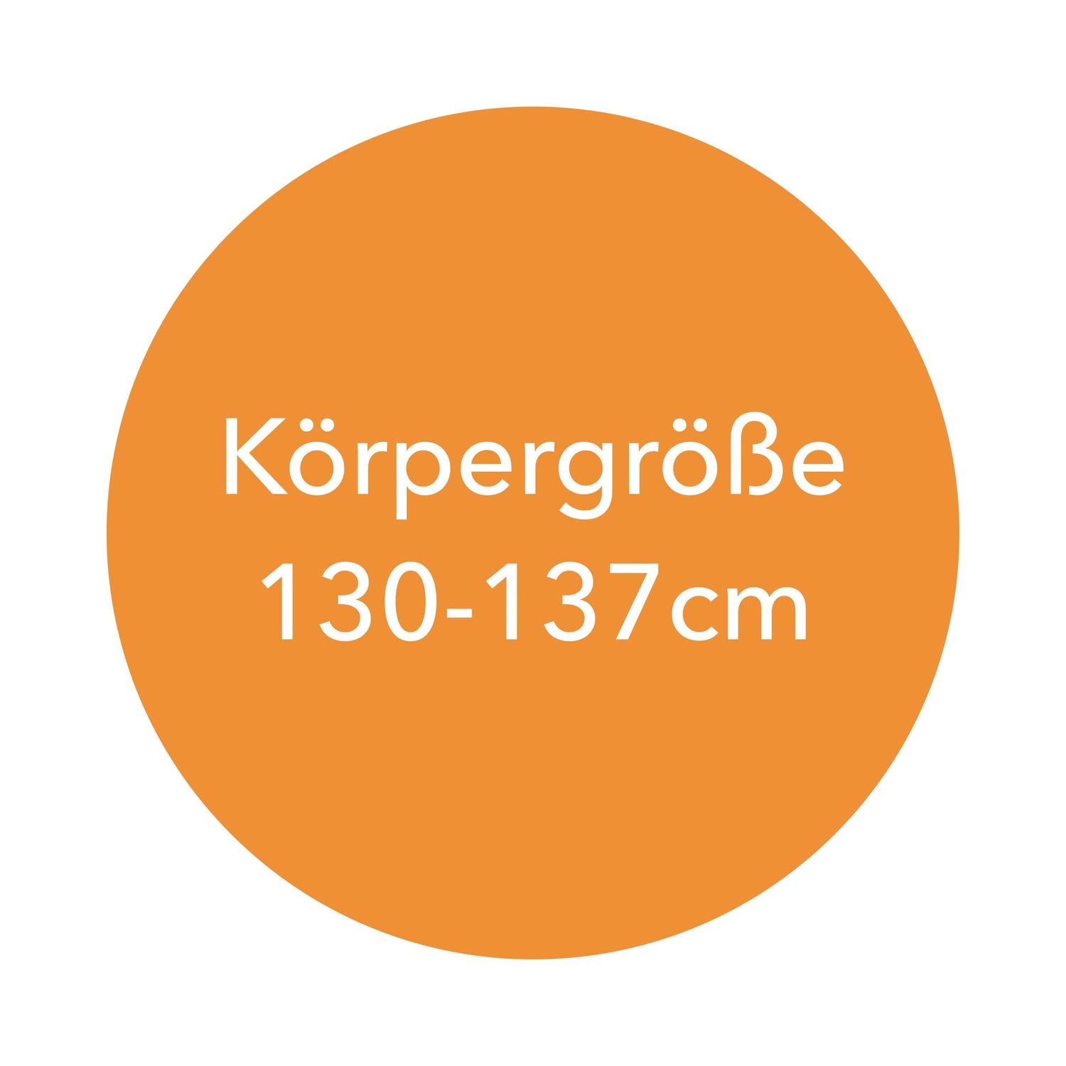 Körpergröße 130-137cm