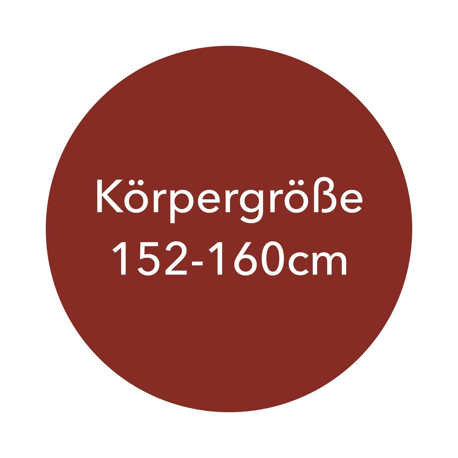 Körpergröße 152-160cm