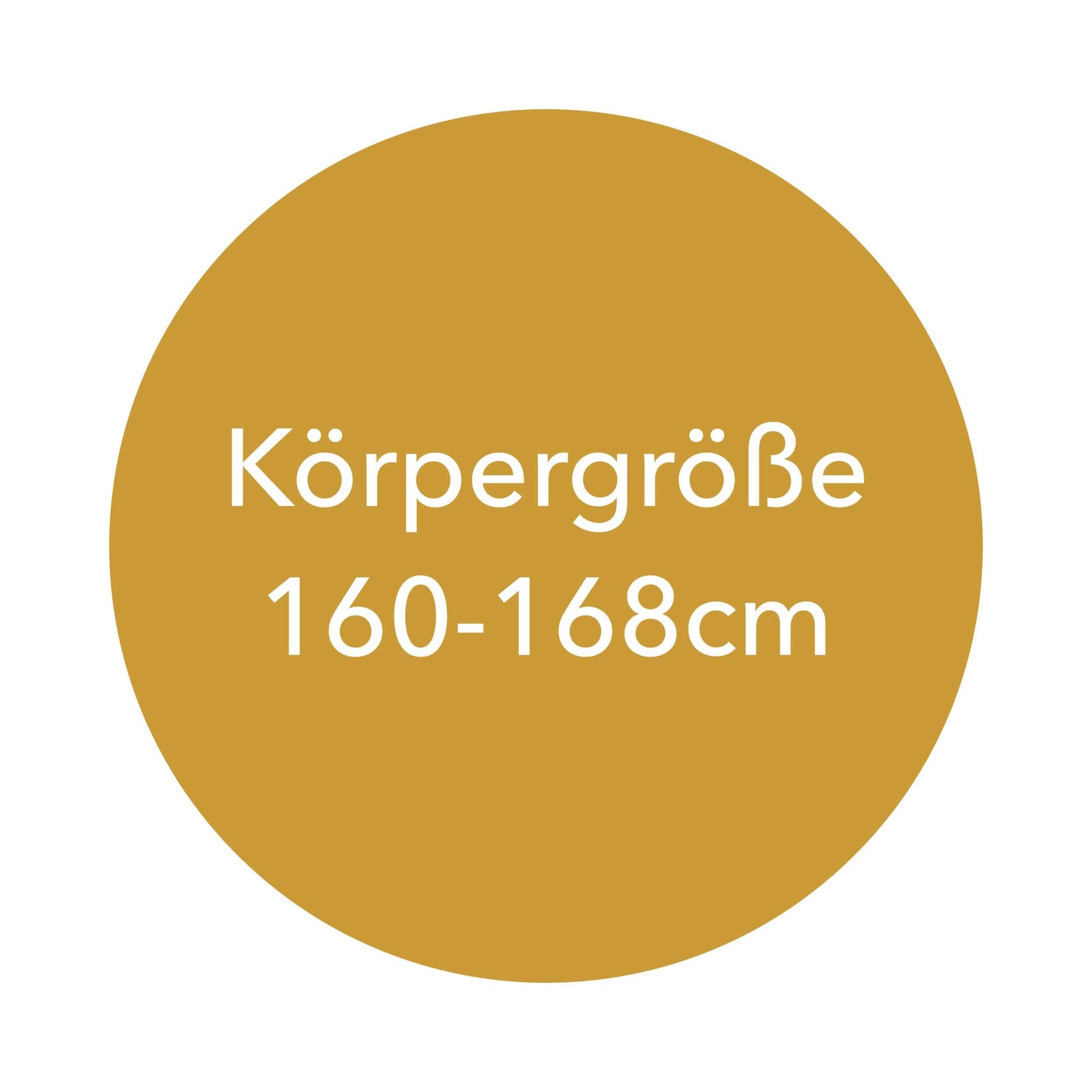 Körpergröße 160-168cm