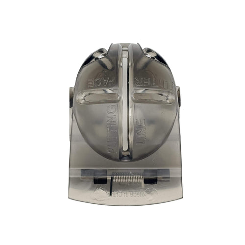 Beidseitiger Golfballmarkierer Schablone Schwarz Transparent Front