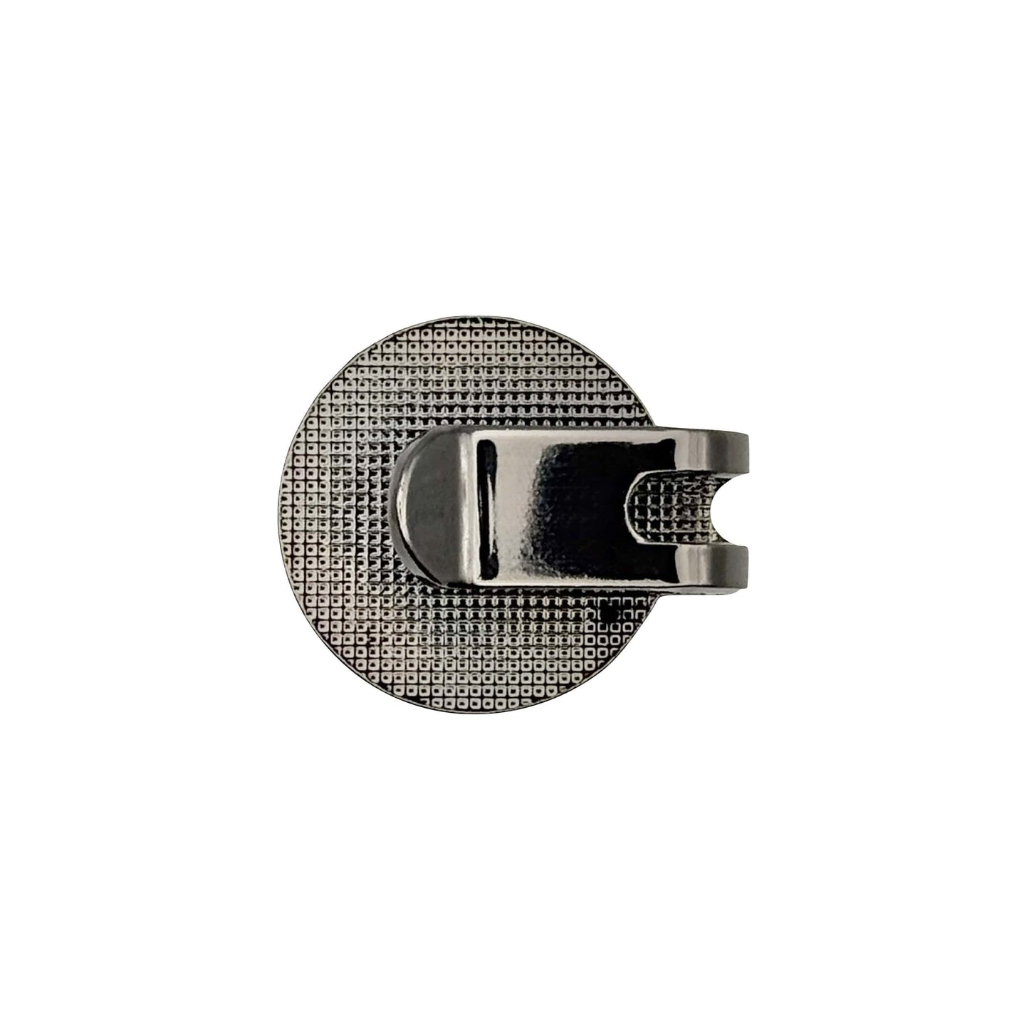Bitcoin Golfballmarker Magnetclip Krypto Schwarz Back