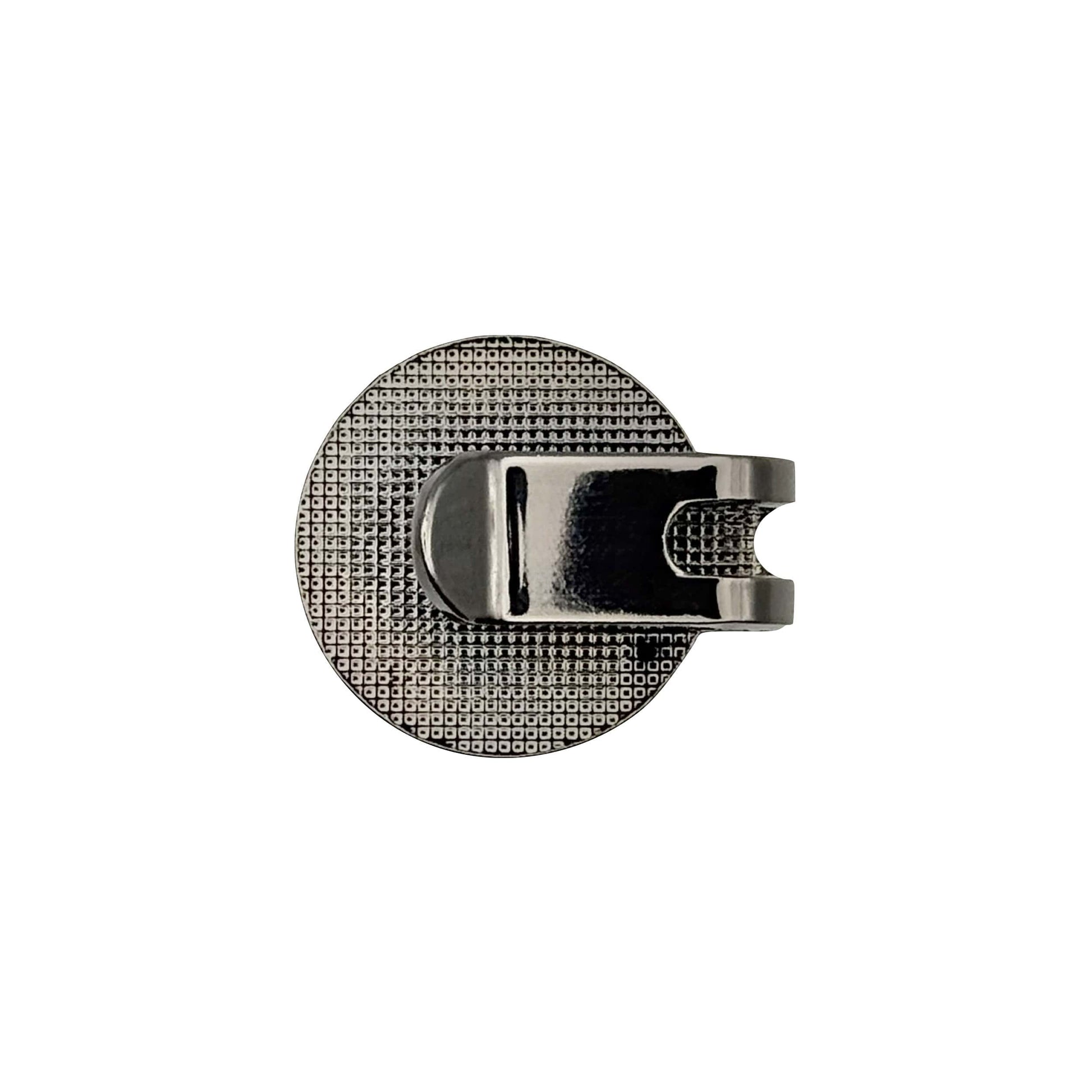 Bitcoin Golfballmarker Magnetclip Krypto Schwarz Back
