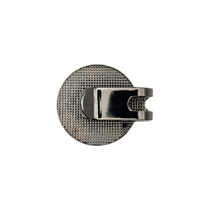 Bitcoin Golfballmarker Magnetclip Krypto Schwarz Back