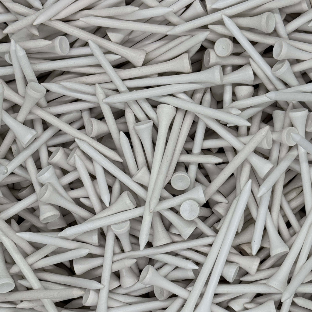 Golf Holz-Tees 83mm Weiß