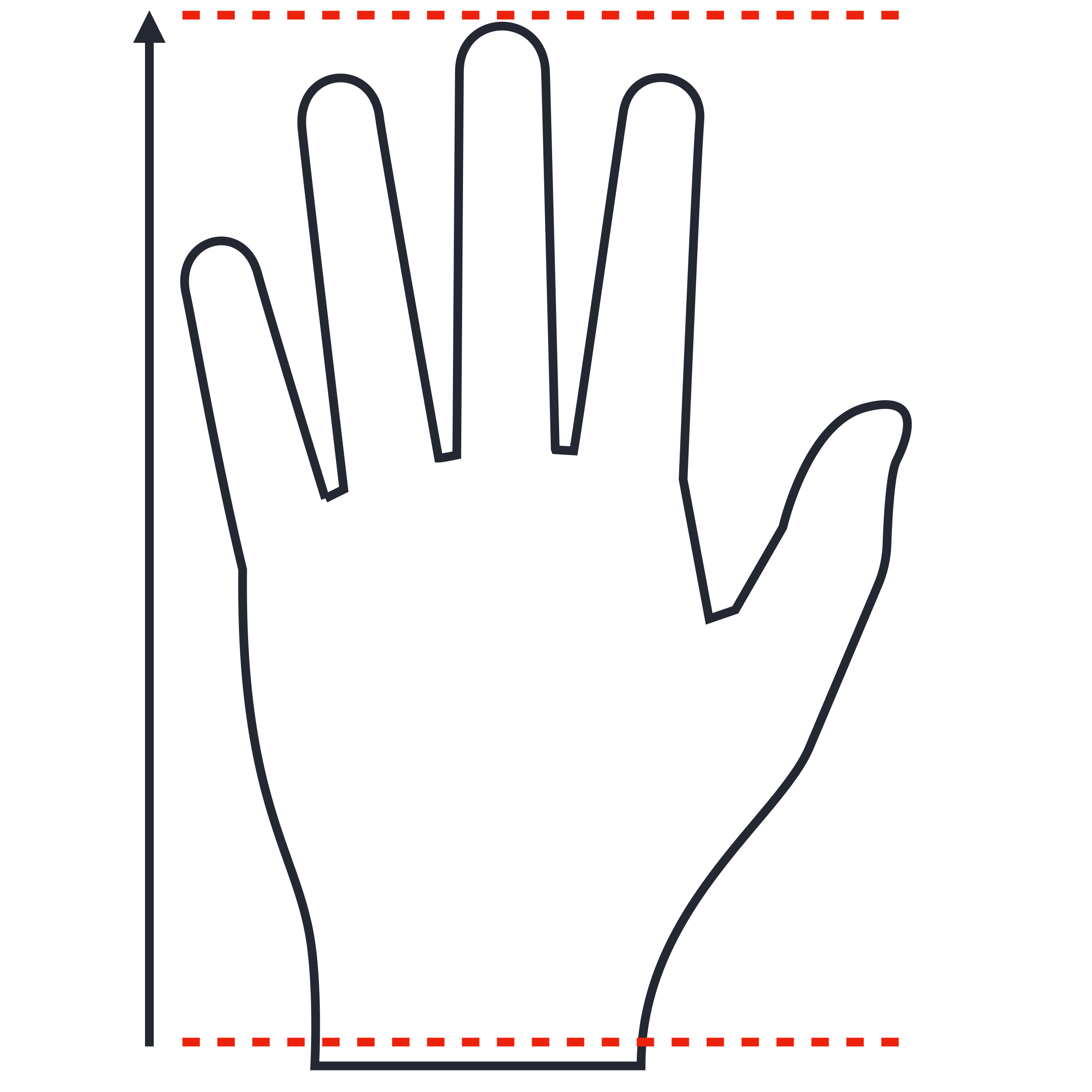 Golfgriffe Größentabelle