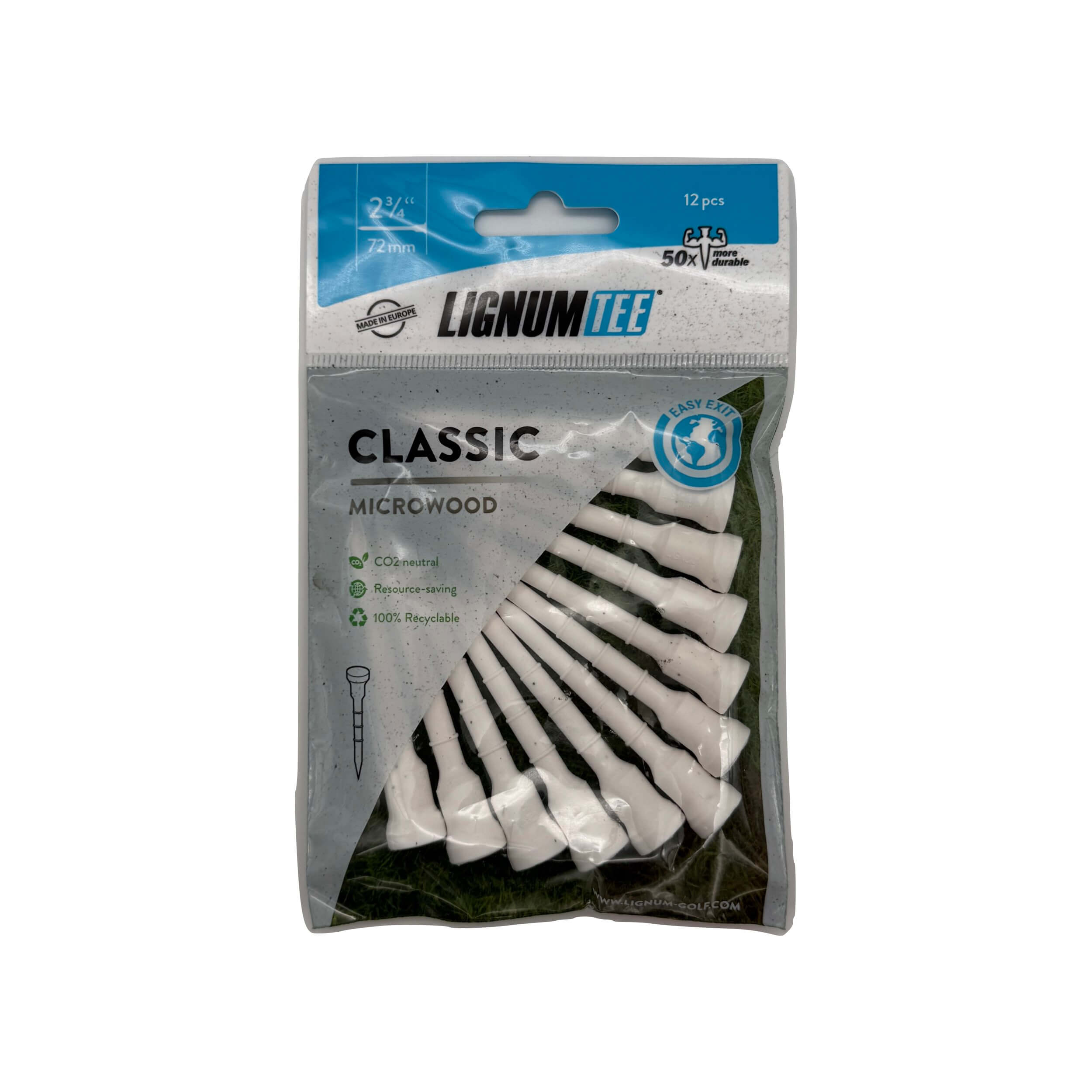 Lignum Tees 72mm Weiß