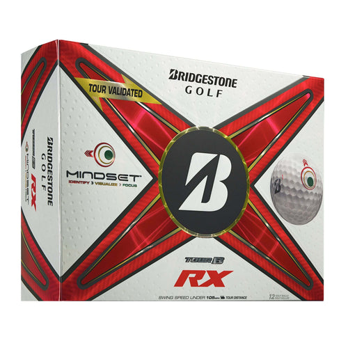Bridgestone Tour B RX MindSet Golfbälle 2024 Weiß